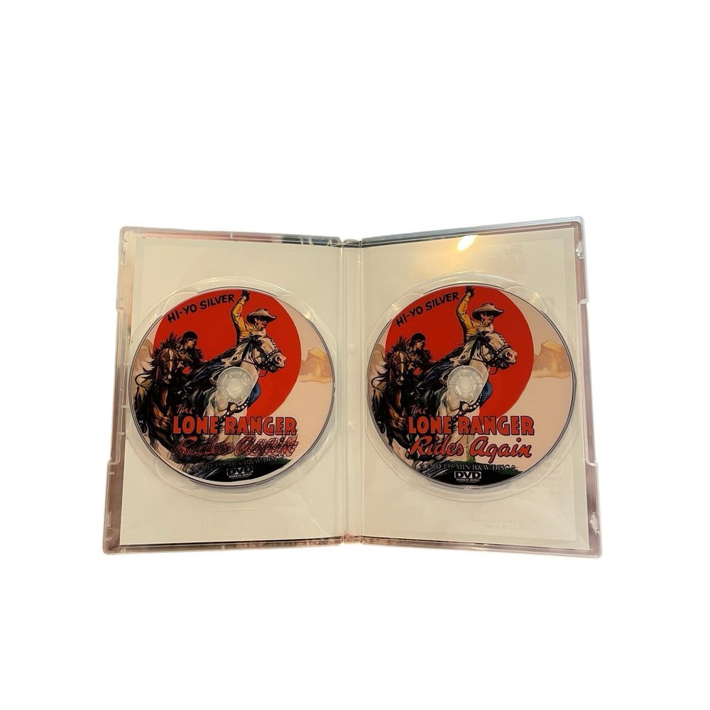 The Lone Ranger DVD Western Lee Powell Retro Flix RARE Lone Ranger Rides Again - Picture 3 of 4